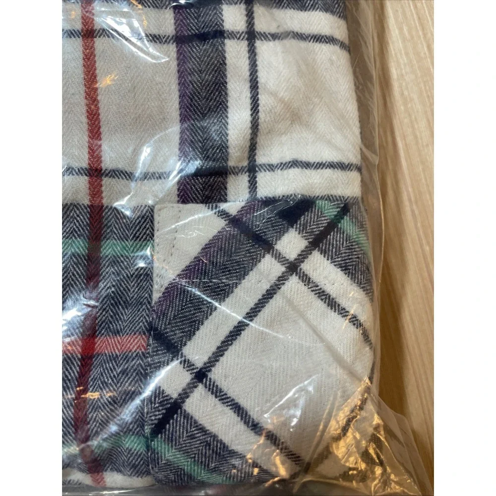 VTG New Big Mac Workwear Blue Flannel Plaid Men's 3XLT With Pockets‎